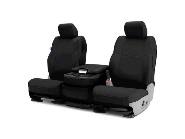 Coverking Cordura Ballistic Custom-Fit Rear Seat Cover; Black (19-24 RAM 3500 Crew Cab)