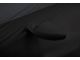 Coverking Satin Stretch Indoor Car Cover with Passenger Side Front Antenna Pocket; Black/Dark Gray (13-18 RAM 3500 Crew Cab SRW w/ 6.4-Foot Box & Telescoping Mirrors)