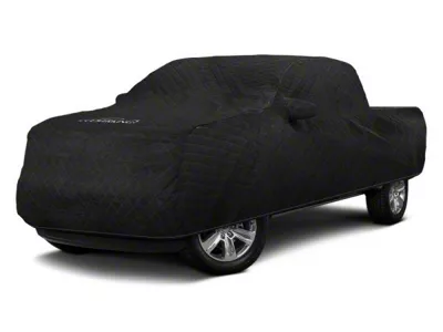 Coverking Moving Blanket Indoor Car Cover; Black (19-23 Sierra 1500 Crew Cab w/ Non-Towing Mirrors)