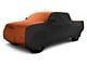 Coverking Satin Stretch Indoor Car Cover; Black/Inferno Orange (14-18 Sierra 1500 Crew Cab w/ Non-Towing Mirrors)