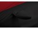 Coverking Satin Stretch Indoor Car Cover; Black/Pure Red (19-24 Sierra 1500 Crew Cab w/ Non-Towing Mirrors)