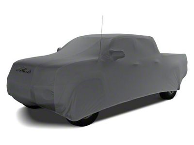 Coverking Satin Stretch Indoor Car Cover; Metallic Gray (07-13 Sierra 1500 Extended Cab w/ Non-Towing Mirrors)