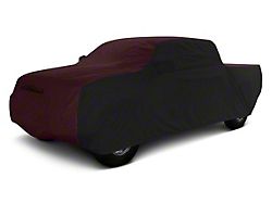 Coverking Stormproof Car Cover; Black/Wine (19-25 Sierra 1500 Regular Cab w/ 8-Foot Long Box & Non-Towing Mirrors)