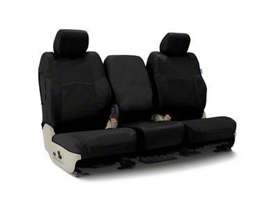 Coverking Cordura Ballistic Custom-Fit Rear Seat Cover; Black (20-25 Silverado 3500 HD Crew Cab)