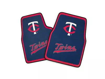 Coverking Printed Floor Mats with Minnesota Twins Logo (Universal; Some Adaptation May Be Required)