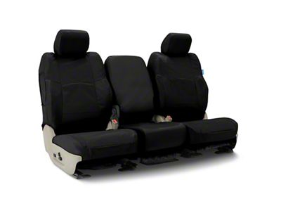 Coverking Cordura Ballistic Custom-Fit Rear Seat Cover; Black (17-22 F-250 Super Duty SuperCrew)