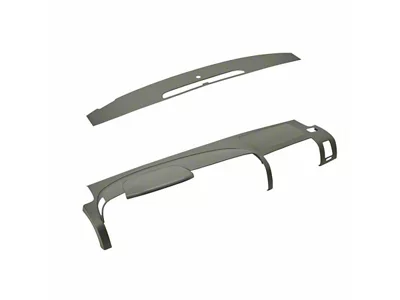 Dash Cover and Dash Vent Cover Kit; Taupe Gray (07-13 Sierra 1500 SL, SLE, WT)