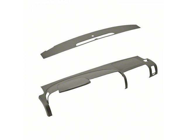Dash Cover and Dash Vent Cover Kit; Taupe Gray (07-13 Sierra 2500 HD SLE, SLT, WT)