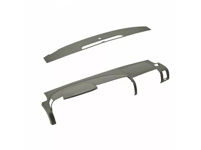 Dash Cover and Dash Vent Cover Kit; Taupe Gray (07-13 Sierra 3500 HD SLE, SLT, WT)