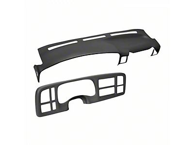 Custom Gray Dash Cover For Chevy Silverado 1500 & 2500 Trucks 1999-2006 - Fits Front Dashboard, UV Protection