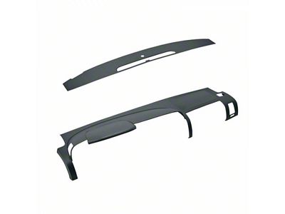 Dash Cover and Dash Vent Cover Kit; Slate Gray (07-13 Silverado 3500 HD LT)