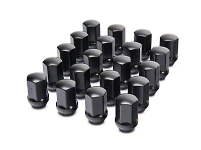 20-Piece Black Lug Nuts 14x1.5 - Fits 2012-2018 Ram 1500 & Dodge Durango, OEM Style 7 thumbnail image