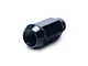 Black XL Acorn Lug Nut Kit; 14mm x 1.5; Set of 24 (99-24 Silverado 1500)