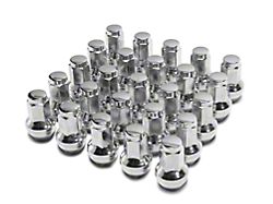Chrome OEM Style Lug Nut Kit; 14mm x 1.5; Set of 24 (15-25 F-150)