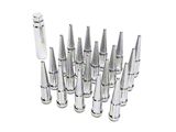 Chrome Spike Lug Nut Kit; 14mm x 2.0; Set of 20 (00-03 F-150)
