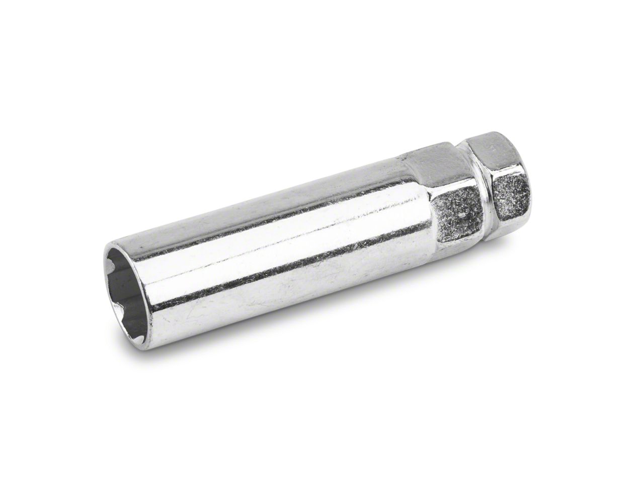 24-Piece Chrome Spline Lug Nut Set With Key For 2015-2022 Ford F-150 - 14mm X 1.50 Thread (AP-5654)
