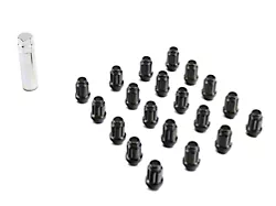 Black 6-Spline Lug Nut Kit; 14mm x 1.50; Set of 20 (12-18 RAM 1500)