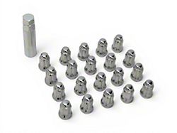 Chrome 6-Spline Lug Nut Kit; 14mm x 1.5; Set of 20 (12-18 RAM 1500)