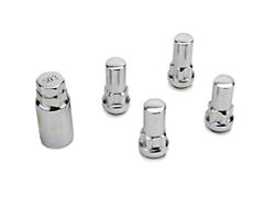 XL Locks with Key for Chrome Acorn Lug Nuts; 14mm x 1.5 (99-25 Silverado 1500)