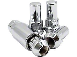 XL Locks with Key for Chrome Acorn Lug Nuts; 14mm x 1.5 (99-26 Silverado 1500)