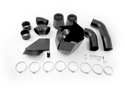 cp-e Cold Air Intake with SynoilD Filters; Satin Black (17-25 3.5L EcoBoost F-150)