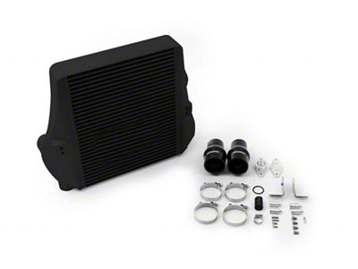 cp-e Core FMIC Front Mount Intercooler; Dissipate Black (17-25 3.5L EcoBoost F-150)