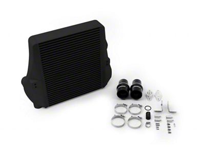 cp-e Core FMIC Front Mount Intercooler; Dissipate Black (17-24 3.5L EcoBoost F-150)