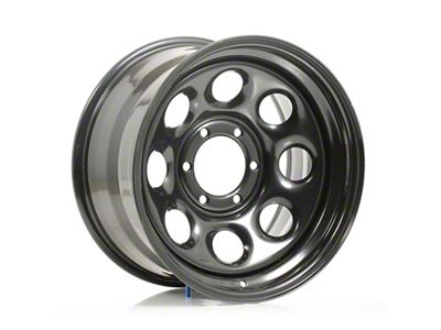 Cragar Soft 8 Steel Gloss Black 6-Lug Wheel; 17x9; 0mm Offset (14-18 Silverado 1500)