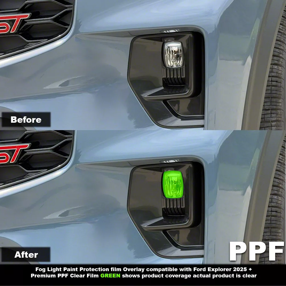 Crux Motorsports Fog Light Paint Protection Film CM-25EXPLORER-FOG-PPF ...