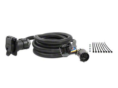 10-Foot 5th Wheel/Gooseneck Custom Wiring Harness with 7-Way Connector (09-25 RAM 1500)