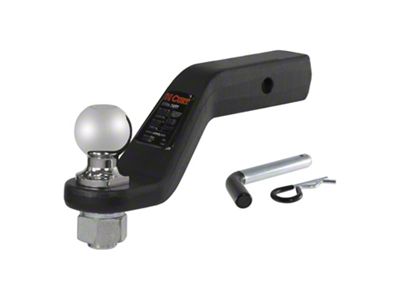 2-Inch Receiver Hitch Loaded Forged Ball Mount with 2-5/16-Inch Ball; 4-Inch Drop (Universal; Some Adaptation May Be Required)
