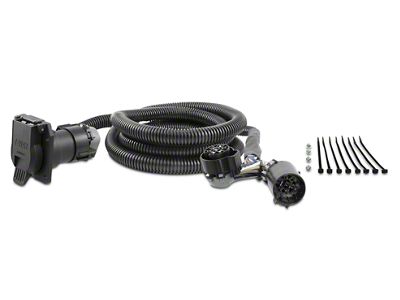7-Foot 5th Wheel/Gooseneck Custom Wiring Harness with 7-Way Connector (07-25 Sierra 1500)