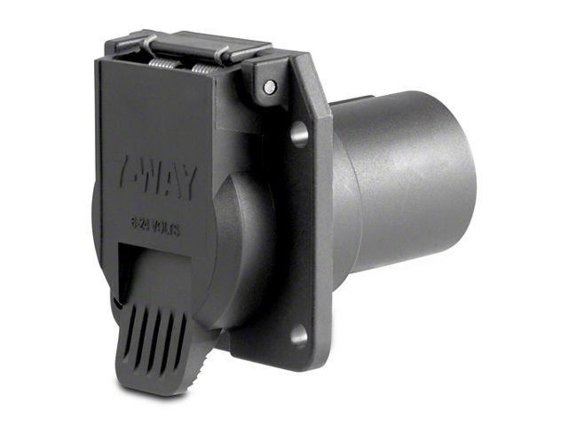 Replacement OE 7-Way RV Blade Socket; Plug-In (97-24 F-150)