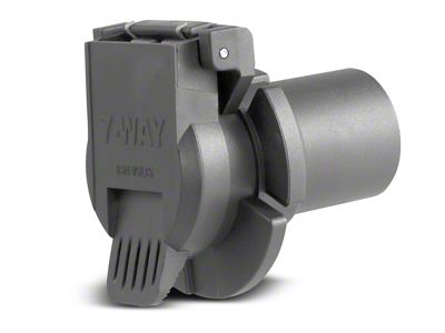 Replacement OE 7-Way RV Blade Socket; Twist-In (07-25 Sierra 1500)