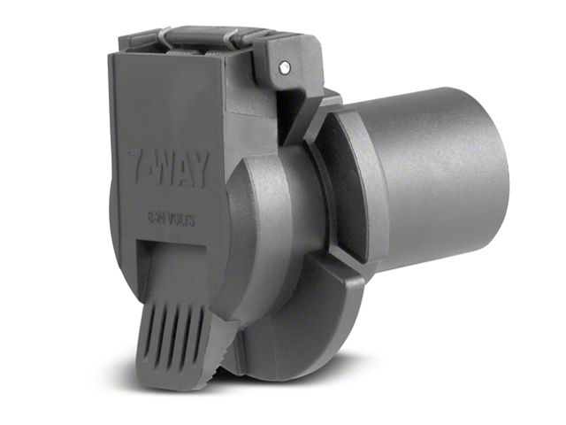 Replacement OE 7-Way RV Blade Socket; Twist-In (07-24 Sierra 1500)