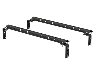 Universal 5th Wheel Base Rails; Carbide Black (Universal; Some Adaptation May Be Required)