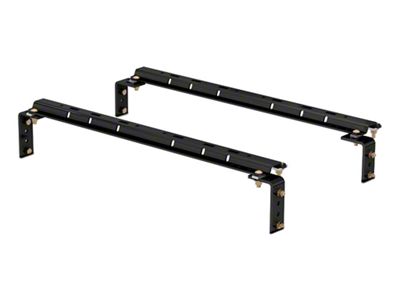 Universal 5th Wheel Base Rails; Carbide Black (Universal; Some Adaptation May Be Required)