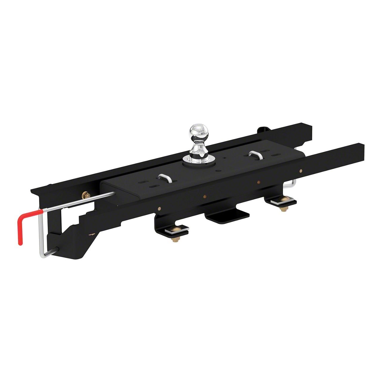 RAM 1500 Double Lock Gooseneck Trailer Hitch with Installation Brackets