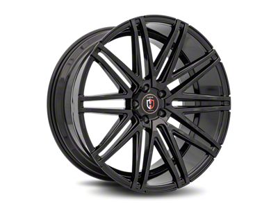 Curva Concepts C48 Gloss Black 6-Lug Wheel; 22x9.5; 25mm Offset (21-26 Yukon)