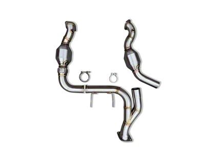 CVF 3-Inch Stainless Steel Catted Downpipe (24-26 2.7L EcoBoost F-150)