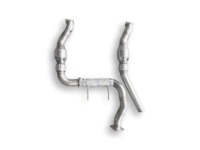 CVF Stainless Steel Catted Down-Pipes with Built-In Turbo Adapters (17-20 F-150 Raptor)