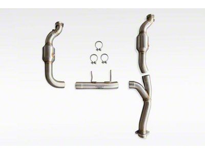 CVF 3-Inch Stainless Steel Catted Downpipe (15-20 2.7L EcoBoost F-150)