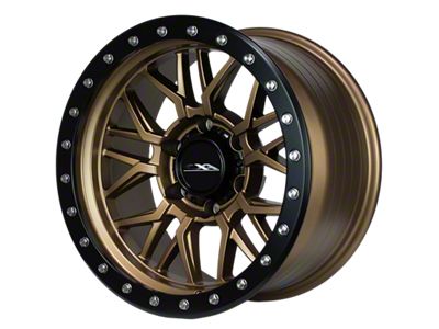 CXA Off Road Wheels TR1 MESH Textured Bronze with Black Ring 6-Lug Wheel; 17x9; -18mm Offset (07-14 Tahoe)