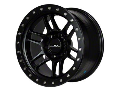 CXA Off Road Wheels TR5 VORTEX Full Matte Black 6-Lug Wheel; 17x9; -18mm Offset (07-14 Tahoe)