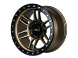 CXA Off Road Wheels CX5 VORTEX Texture Bronze with Black Ring 6-Lug Wheel; 17x9; 0mm Offset (21-26 Yukon)