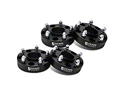 1.50-Inch 5-Lug Wheel Spacers; Black; Set of Four (05-11 Dakota)