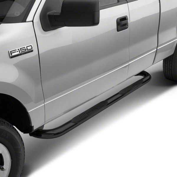 Dakota 3Inch Round Nerf Side Step Bars; Polished Stainless (0511