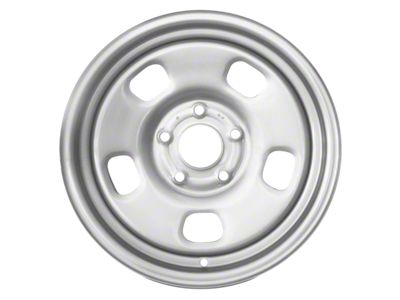 5-Slot Replica Steel Silver 5-Lug Wheel; 17x7; 25mm Offset (05-11 Dakota)