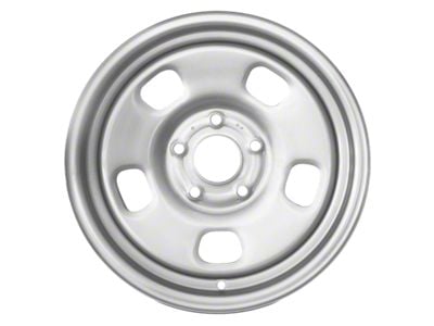 5-Slot Replica Steel Silver 5-Lug Wheel; 17x7; 25mm Offset (05-11 Dakota)
