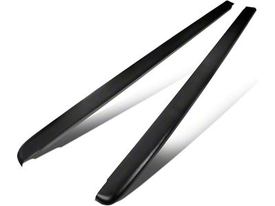Bed Rail Caps; Textured Black (97-04 Dakota w/ 6.5-Foot Box)